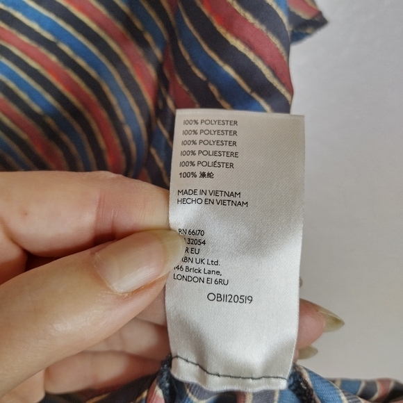 FREE PEOPLE Womens Tank Top Stevie Sleeveless Soft Multicolour Size L - Picture 6 of 7